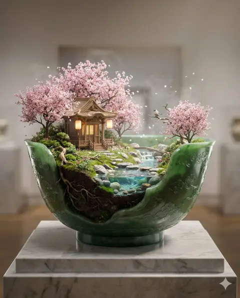 Emerald shrine miniature landscape wonders