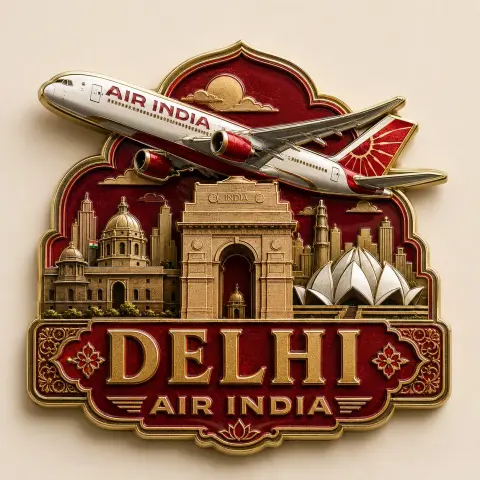 Emirates Dubai collectible refrigerator magnet design