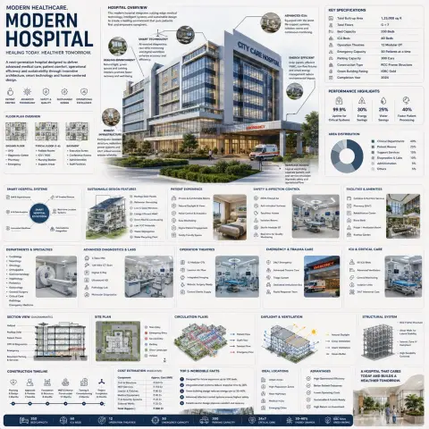 Encyclopedia of Modern Healthcare Architecture Infographic