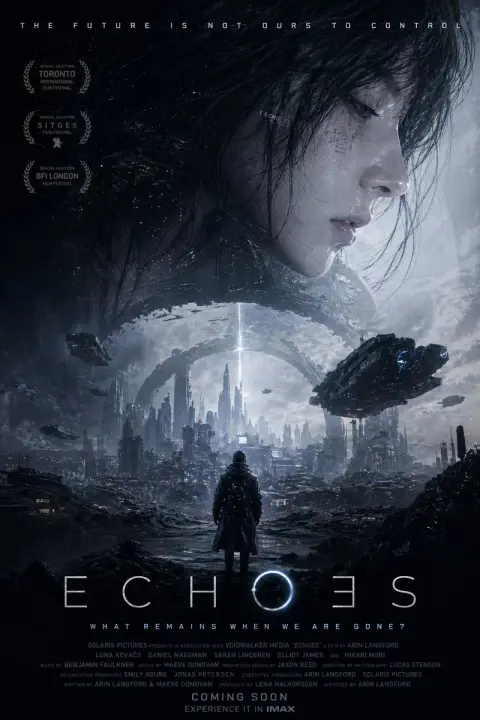 Epic science fiction movie poster design