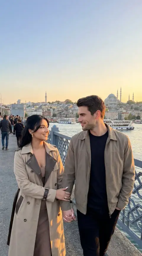 Eternal love across time on the streets of Istanbul