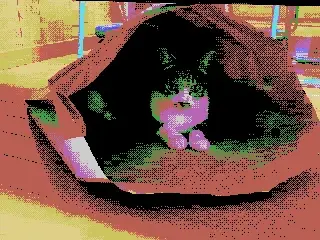 Famicom hardware-level accurate restoration of background pixel art