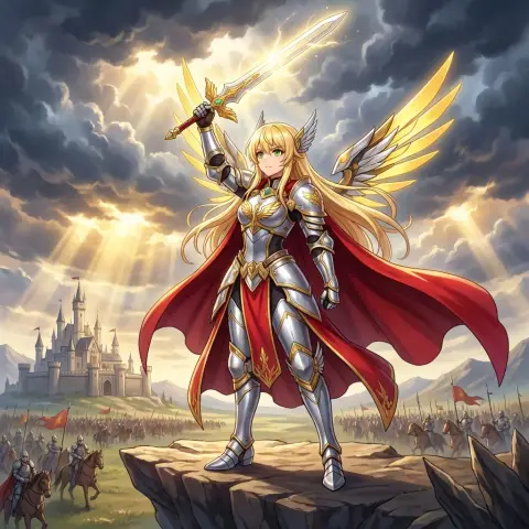 Fantasy epic movie poster The Sword of Light Arrives