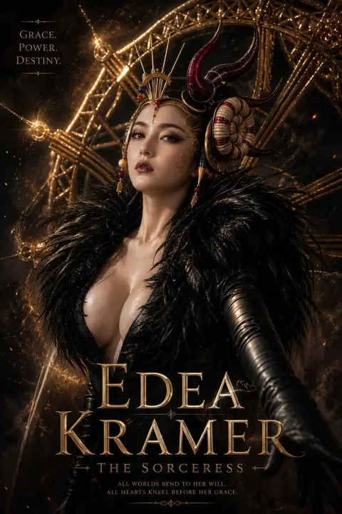 Final Fantasy 8 Edea character reference design chart