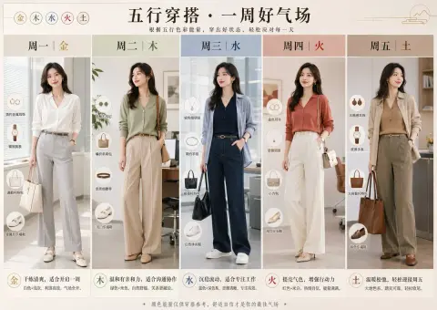 Five elements elements light workplace outfit picture