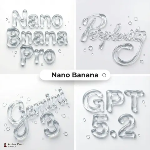 Flowing abstract liquid font art