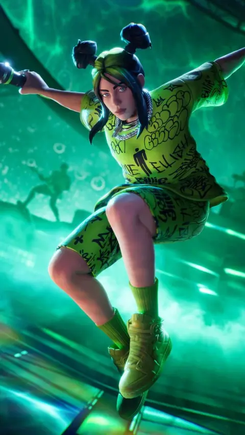 Fortnite Billie Neon Concert
