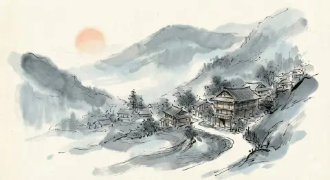 Freehand Crane: The Agile Appearance of Modern Ink Painting