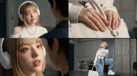 From smiles to whispers: her film-quality shots