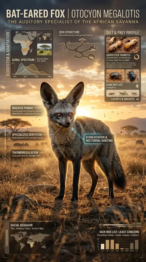 Futuristic high-end cinematic wildlife poster