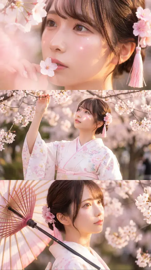 Gemini Sakura 🌸 Series — Gentle Spring Light