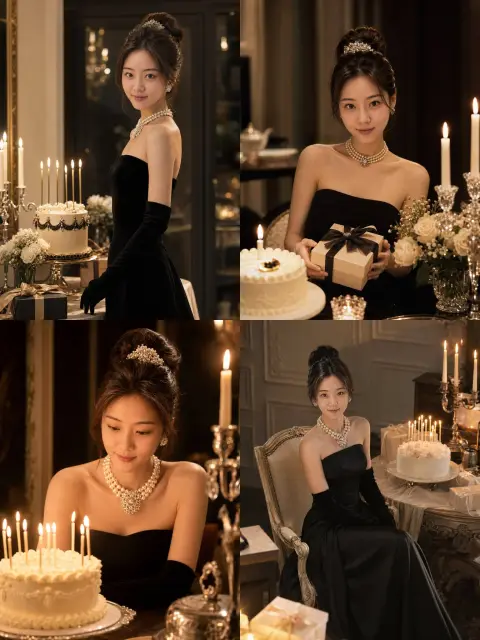 Hepburn's daughter's birthday ceremony photo
