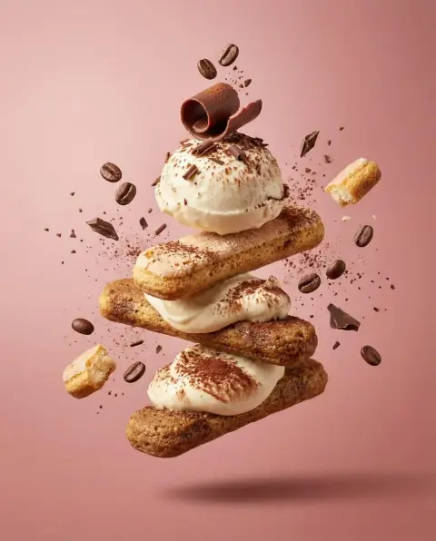 High-end commercial-grade gourmet suspended deconstructed art blockbuster