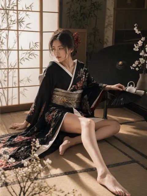 High-end Japanese style photo of the underworld daughter