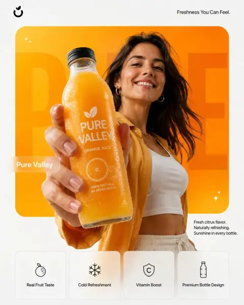High-end product promotional poster photography prompts