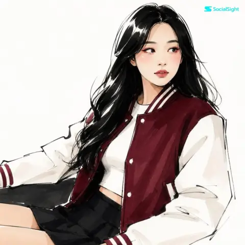 High fashion hand drawn illustration prompt word