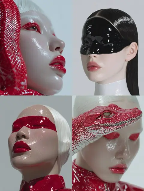 High fashion meets surrealism