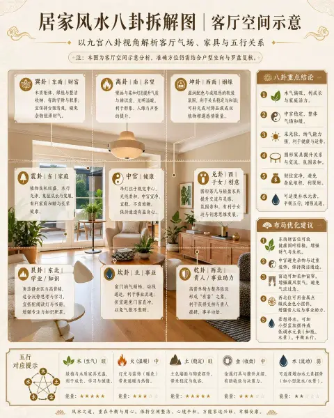 In-depth analysis of house Feng Shui Bagua