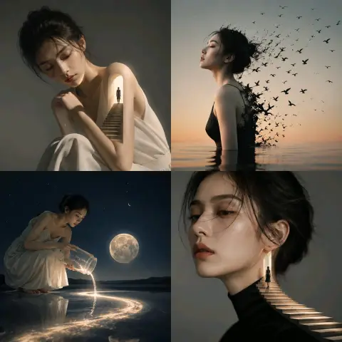 International award-winning creative visual concept subject