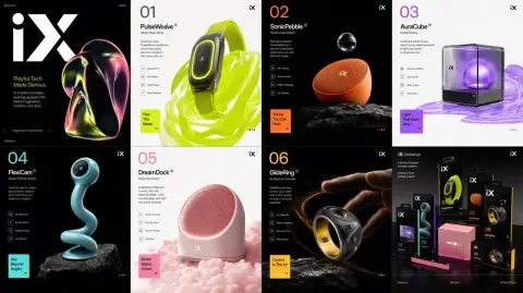 iX Future Technology Brand Design Suite