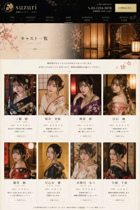 Japanese kabuki bar singer list page