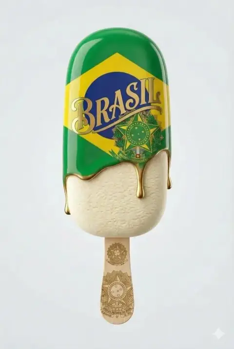 Kazakhstan gold turquoise ice cream