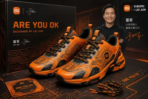 Lei Jun Shenqu co-branded trendy shoes