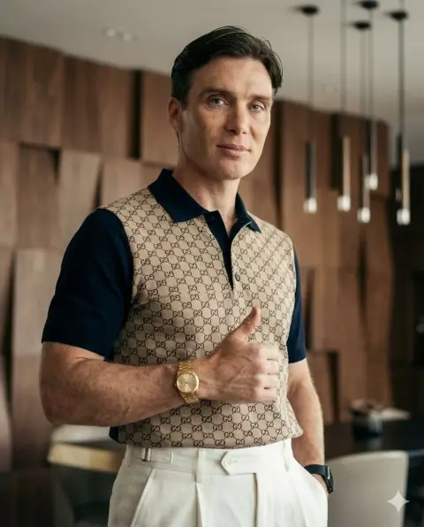 Like portrait of elite man in luxury interior