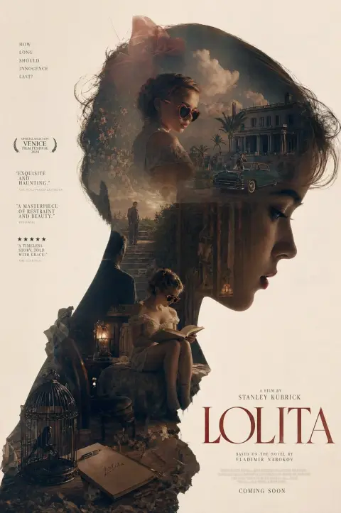 Lolita silhouette epic narrative poster