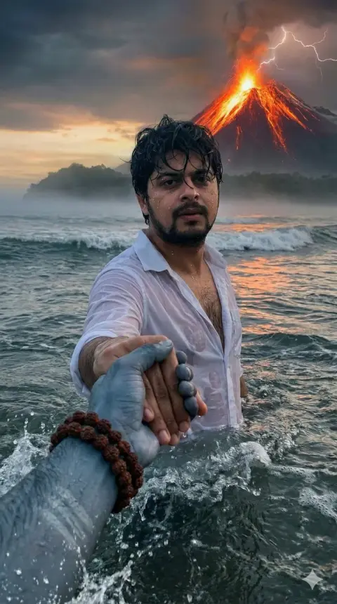 Lord Shiva leads me through raging seas and volcanoes