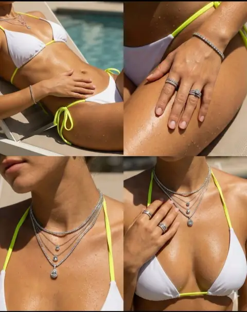 Luxurious jewelry blockbusters under the summer sun