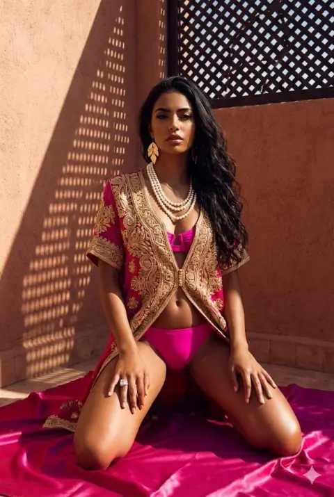Luxurious Moroccan style blockbuster in Marrakech under the sun