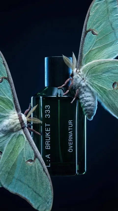 Luxurious perfume fantasy deep in the forest