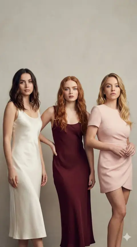 Luxury magazine blockbusters of three major actresses