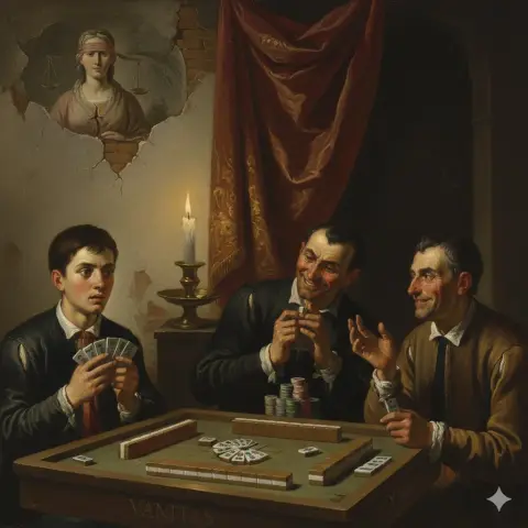 Mahjong’s mahjong moments under baroque light and shadow