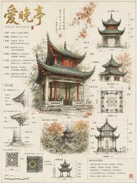 Master-class architectural hand-drawn design scroll