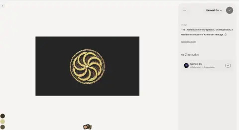 Minimalist black and white hand-painted style ink bloom art