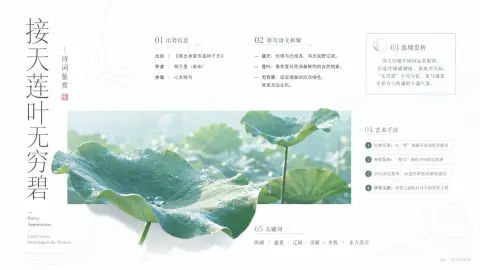 Minimalist commercial aesthetic lotus leaf infinite green poster