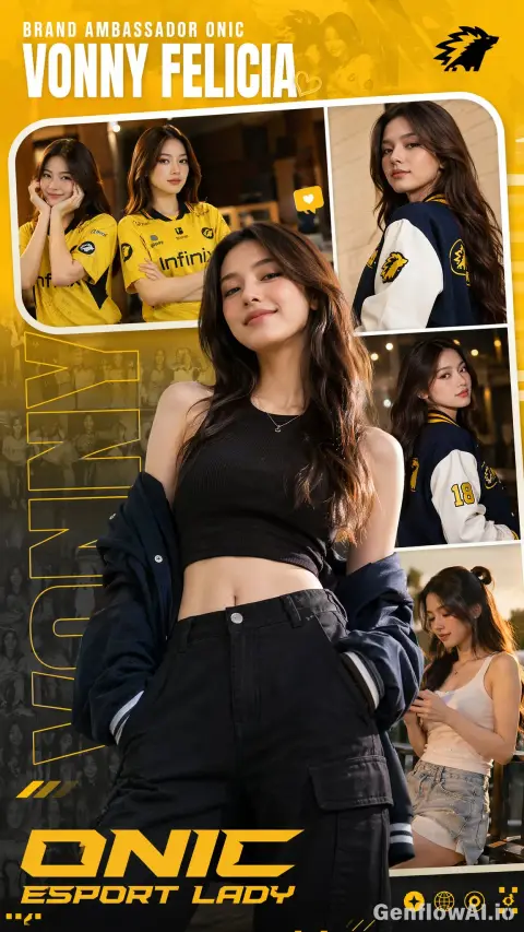 Minimalist e-sports style internet celebrity blogger splicing poster design