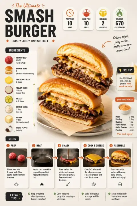 Modern minimalist food infographic design