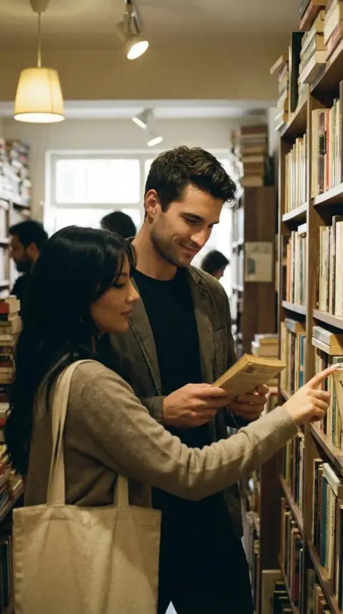 Next to the old bookshelf, the fingertips will touch the untouched throbbing moment