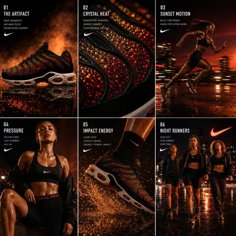 Nike Air Max Plus Swarovski Sunset Blockbuster