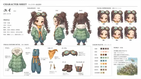 Official character setting data guide