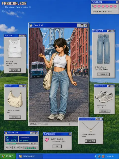 OOTD but make it 90s