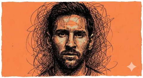 Original Frenzy Ink Face Poster