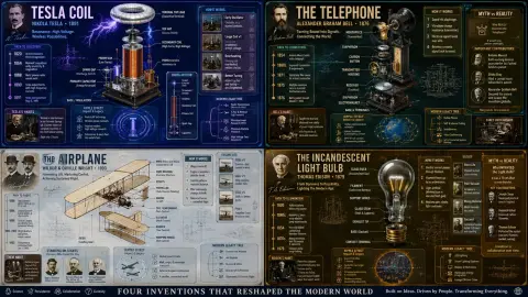 Panoramic isometric analysis diagram of famous invention patent