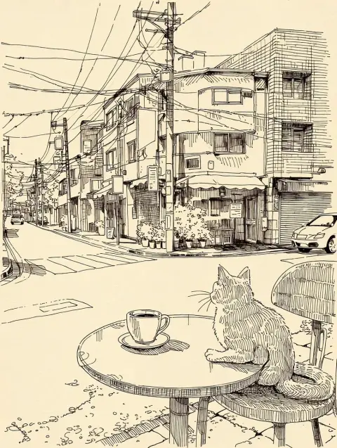 Perfect integration of paintings on paper and real scenes