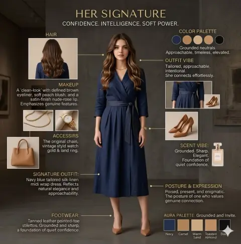 Personalized visual identity and all-round outfit poster