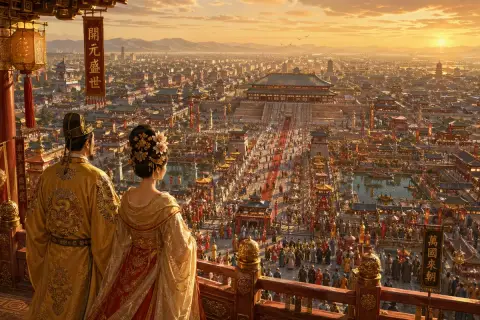 Picture of Chang'an and the coming of all nations in the prosperous age