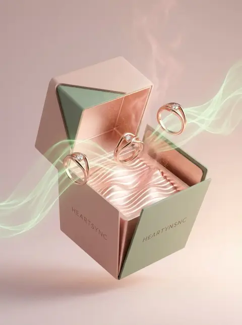 Pioneer romantic jewelry advertisement: a heartbeat fantasy where time stops